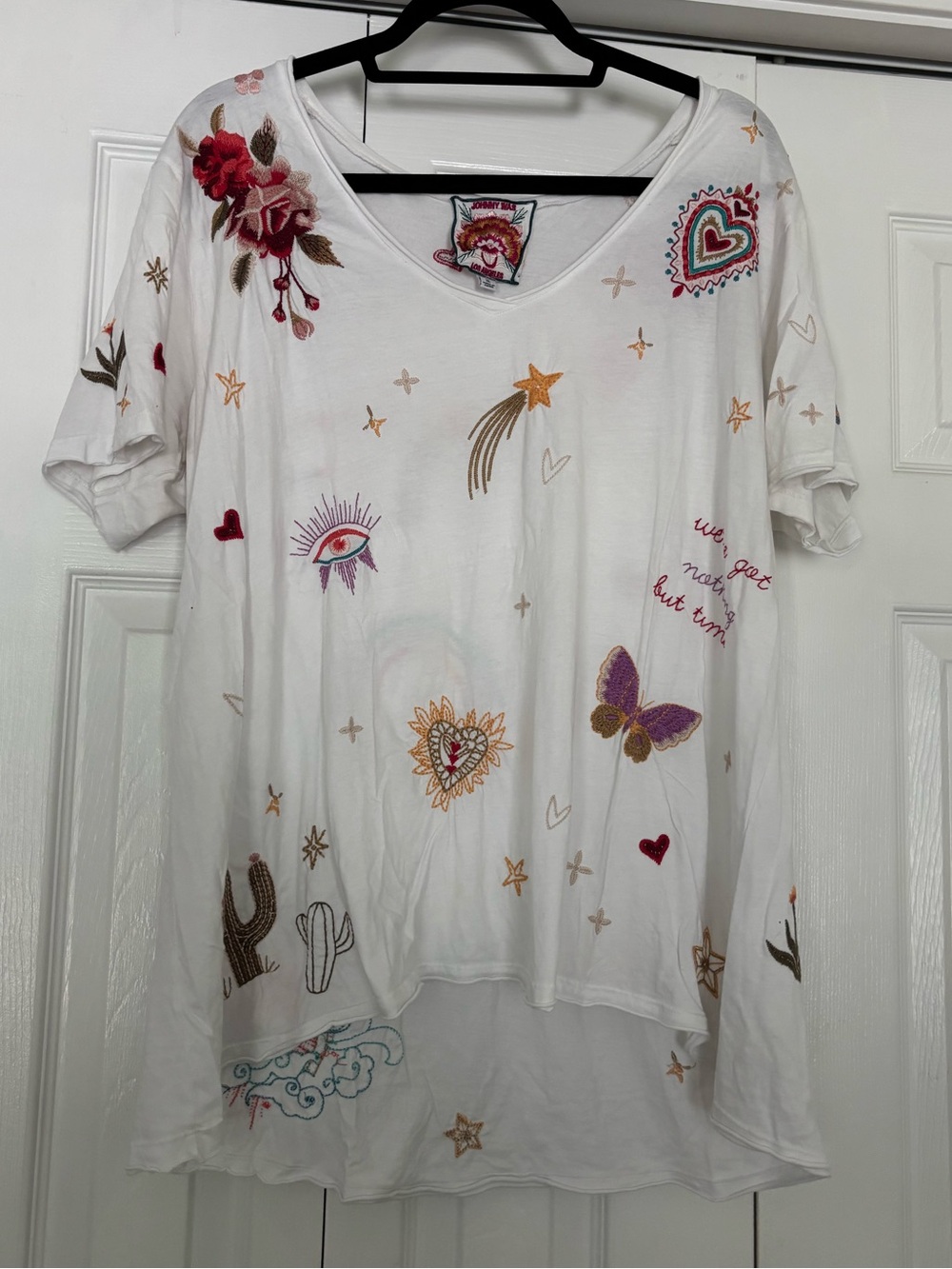 Johnny Was Monroe Everyday Tee in white